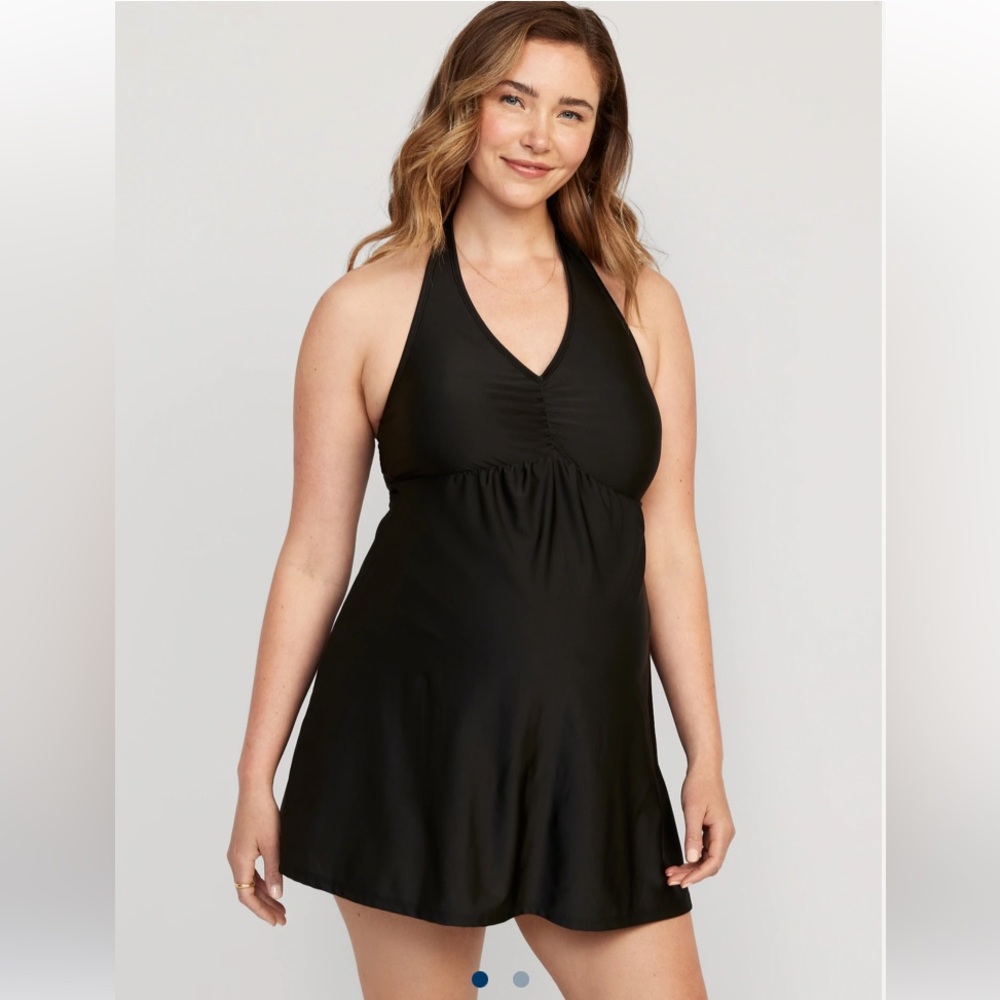 *NWOT* Maternity Old Navy Halter Swim Dress